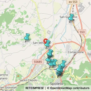 Mappa Via Macedonio Melloni, 06049 Spoleto PG, Italia (2.41214)