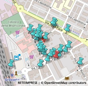 Mappa Via Pasubio, 58100 Grosseto GR, Italia (0.0963)