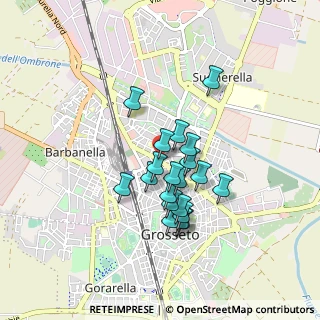 Mappa Via della Pace, 58100 Grosseto GR, Italia (0.7055)