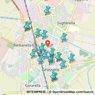 Mappa Via della Pace, 58100 Grosseto GR, Italia (0.9415)