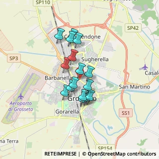 Mappa Via della Pace, 58100 Grosseto GR, Italia (1.31563)