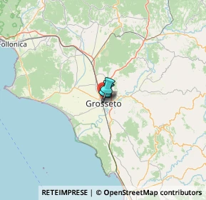 Mappa Via della Pace, 58100 Grosseto GR, Italia (45.93727)