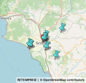 Mappa Via della Pace, 58100 Grosseto GR, Italia (7.79727)