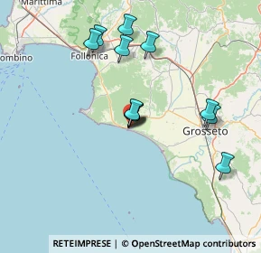 Mappa SP del Padule, 58043 Castiglione della Pescaia GR, Italia (13.30417)