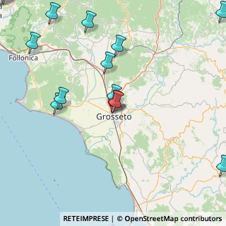 Mappa Piazza Istria, 58100 Grosseto GR, Italia (24.54357)