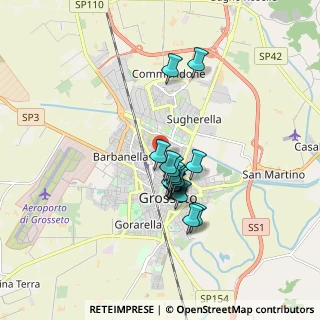 Mappa Piazza Istria, 58100 Grosseto GR, Italia (1.30438)