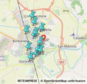 Mappa Via Lago di Mezzano, 58100 Grosseto GR, Italia (1.47083)