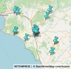 Mappa Via Lago di Mezzano, 58100 Grosseto GR, Italia (12.07833)