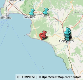 Mappa Via Daniele Manin, 58043 Castiglione della Pescaia GR, Italia (15.4985)