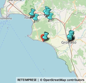 Mappa Via Daniele Manin, 58043 Castiglione della Pescaia GR, Italia (16.2085)