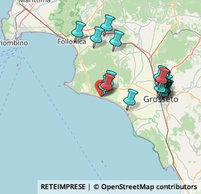 Mappa Via Daniele Manin, 58043 Castiglione della Pescaia GR, Italia (15.5885)