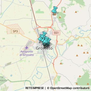 Mappa Via General Cantore, 58100 Grosseto GR, Italia (1.11545)