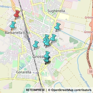 Mappa Via General Cantore, 58100 Grosseto GR, Italia (0.77)