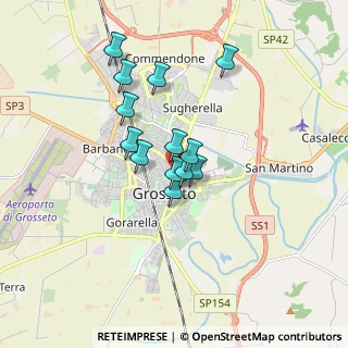Mappa Via General Cantore, 58100 Grosseto GR, Italia (1.34615)