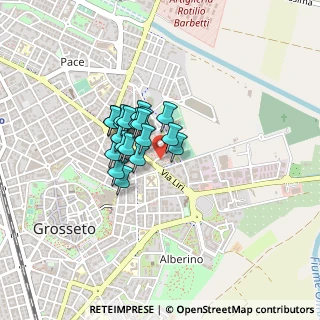 Mappa Via Tirso, 58100 Grosseto GR, Italia (0.27)