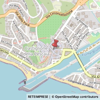 Mappa Piazza della Repubblica, 10, 58043 Castiglione della Pescaia, Grosseto (Toscana)
