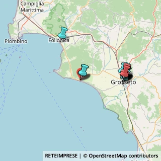Mappa Via Celso Camaiori, 58043 Castiglione della Pescaia GR, Italia (16.01)