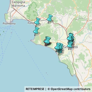 Mappa Via del Recinto, 58043 Castiglione della Pescaia GR, Italia (12.2735)