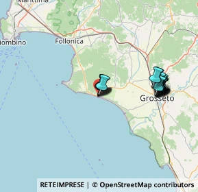 Mappa Via del Recinto, 58043 Castiglione della Pescaia GR, Italia (14.0915)