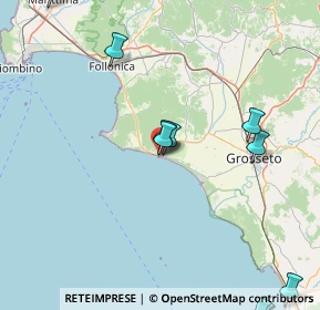 Mappa Via del Recinto, 58043 Castiglione della Pescaia GR, Italia (25.02917)