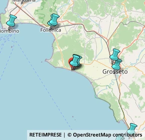 Mappa Via del Recinto, 58043 Castiglione della Pescaia GR, Italia (25.29)