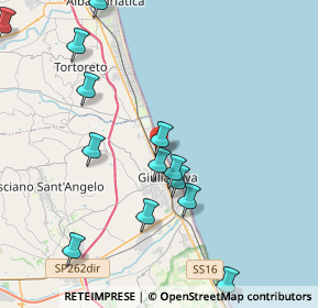 Mappa Via Parma, 64021 Giulianova TE, Italia (4.73692)