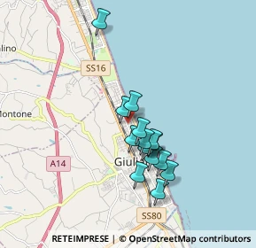 Mappa Via Parma, 64021 Giulianova TE, Italia (1.475)