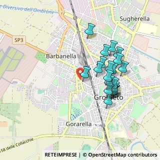 Mappa Via Fabio Massimo, 58100 Grosseto GR, Italia (0.8845)