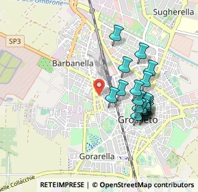 Mappa Via Fabio Massimo, 58100 Grosseto GR, Italia (0.8785)