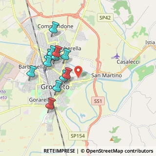 Mappa Via Pisa, 58100 Grosseto GR, Italia (1.835)