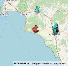 Mappa Via M. Armellini, 58043 Castiglione della Pescaia GR, Italia (15.3535)