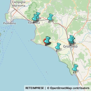 Mappa Via M. Armellini, 58043 Castiglione della Pescaia GR, Italia (14.8875)