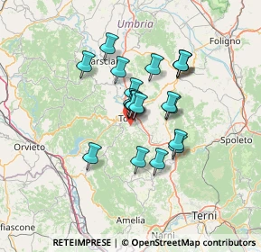Mappa Località Pontenaia, 06059 Todi PG, Italia (10.3345)