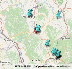 Mappa Località Pontenaia, 06059 Todi PG, Italia (20.235)