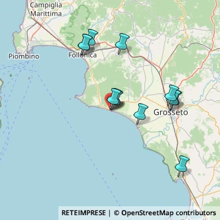 Mappa Via Guglielmo Marconi, 58043 Castiglione della Pescaia GR, Italia (15.00417)