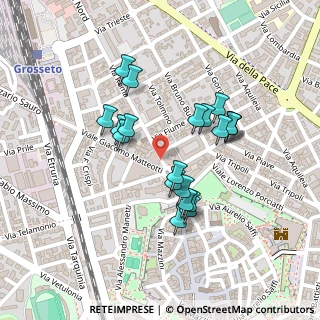 Mappa Piazza Fratelli Rosselli, 58100 Grosseto GR, Italia (0.2025)