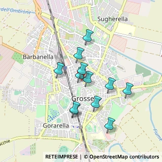 Mappa Piazza Fratelli Rosselli, 58100 Grosseto GR, Italia (0.78333)