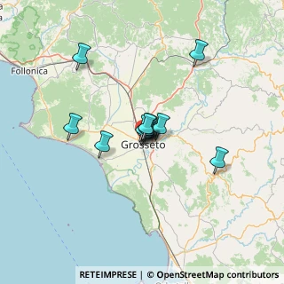 Mappa Via Agostino de Pretis, 58100 Grosseto GR, Italia (8.73417)