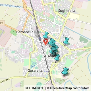 Mappa Via Agostino de Pretis, 58100 Grosseto GR, Italia (0.75)