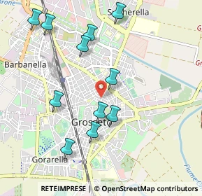 Mappa Via Tripoli, 58100 Grosseto GR, Italia (1.08)