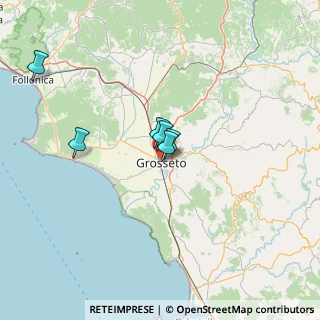 Mappa Via Giacomo Matteotti, 58100 Grosseto GR, Italia (30.45091)
