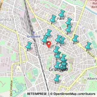 Mappa Via Giacomo Matteotti, 58100 Grosseto GR, Italia (0.5045)