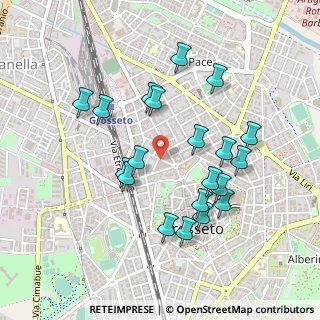 Mappa Via Giacomo Matteotti, 58100 Grosseto GR, Italia (0.4755)