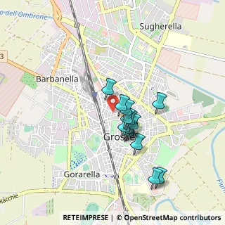 Mappa Via Giacomo Matteotti, 58100 Grosseto GR, Italia (0.70714)