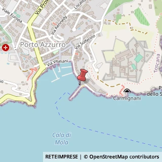 Mappa Lungomare Paride ADAMI, 25, 57036 Porto Azzurro, Livorno (Toscana)
