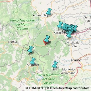 Mappa Frazione Pomaro, 63095 Acquasanta Terme AP, Italia (16.4645)