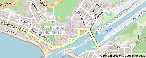 Mappa Castiglione della Pescaia