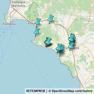 Mappa Vicolo Storto, 58043 Castiglione della Pescaia GR, Italia (12.2385)