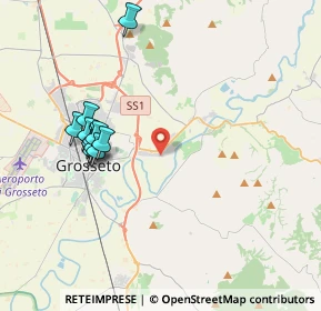Mappa Via Giovanni Battista Finetti, 58100 Grosseto GR, Italia (3.97545)