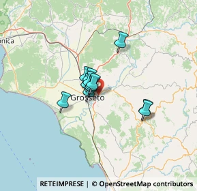 Mappa Via Giovanni Battista Finetti, 58100 Grosseto GR, Italia (8.0025)